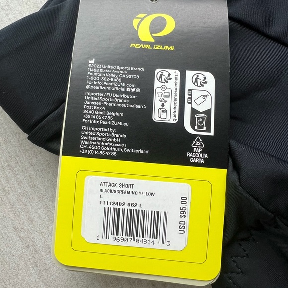 Pearl Izumi Black Attack Shorts - Picture 1 of 4